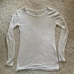 Rails Thin White Long Sleeve Shirt. Size Small